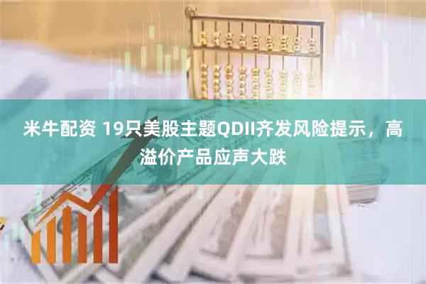 米牛配资 19只美股主题QDII齐发风险提示，高溢价产品应声大跌
