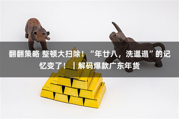 翻翻策略 整顿大扫除！“年廿八，洗邋遢”的记忆变了！｜解码爆款广东年货