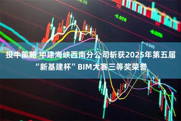 投牛策略 中建海峡西南分公司斩获2025年第五届“新基建杯”BIM大赛三等奖荣誉