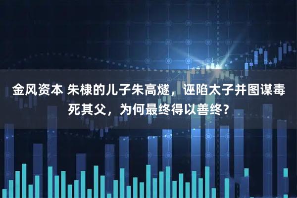 金风资本 朱棣的儿子朱高燧，诬陷太子并图谋毒死其父，为何最终得以善终？